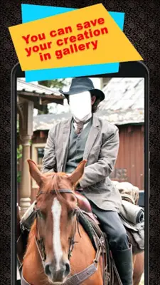 Horse With Man Photo Suit android App screenshot 3