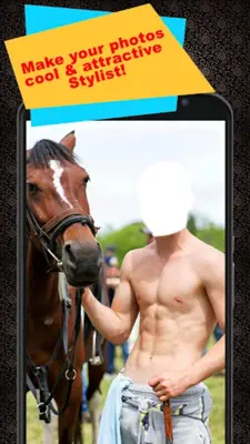 Horse With Man Photo Suit android App screenshot 5